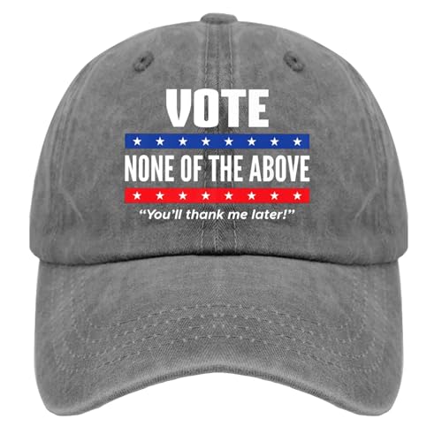 Vote None of The Above Baseball Cap
