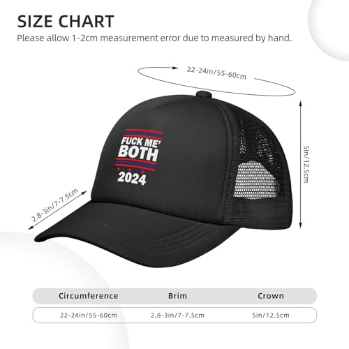 2024 Trump Biden 'Fuck Em Both' Trucker Hat
