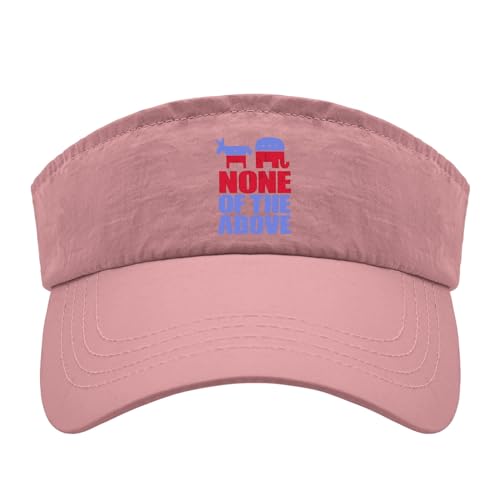 2024 None of The Above Political Sun Visor