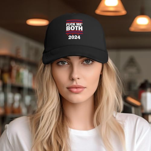 2024 Trump Biden 'Fuck Em Both' Trucker Hat