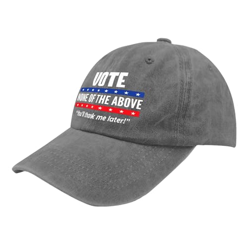 Vote None of The Above Baseball Cap