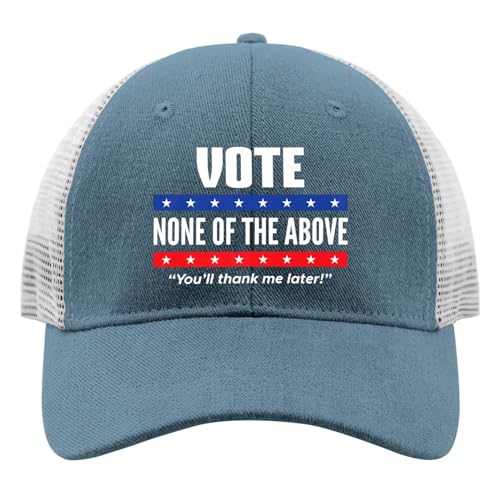 Vote None of The Above Baseball Cap