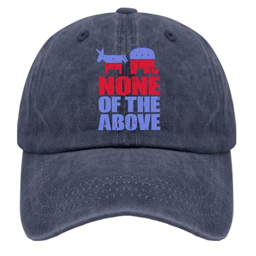 None of The Above 2024 Election Navy Cap