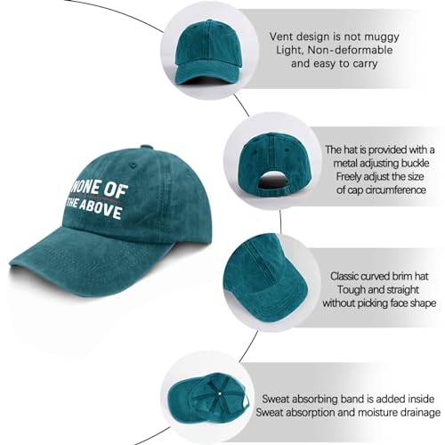 Vote None of The Above Vintage Baseball Cap