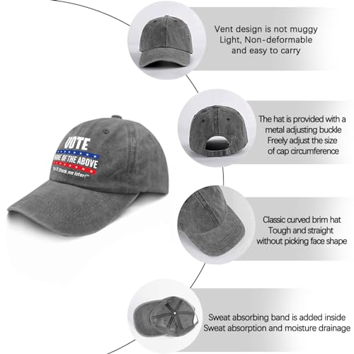 Vote None of The Above Baseball Cap