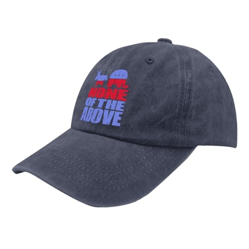 None of The Above 2024 Election Navy Cap
