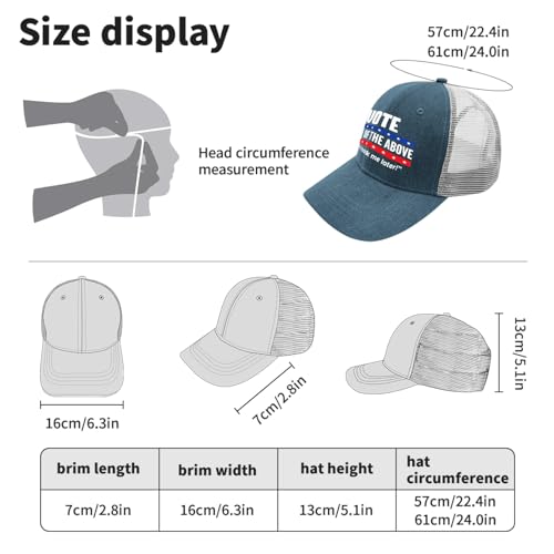 Vote None of The Above Baseball Cap