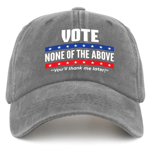 Vote None of The Above Baseball Cap