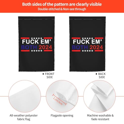 2024 Trump vs. Biden Garden Flag - 12x18