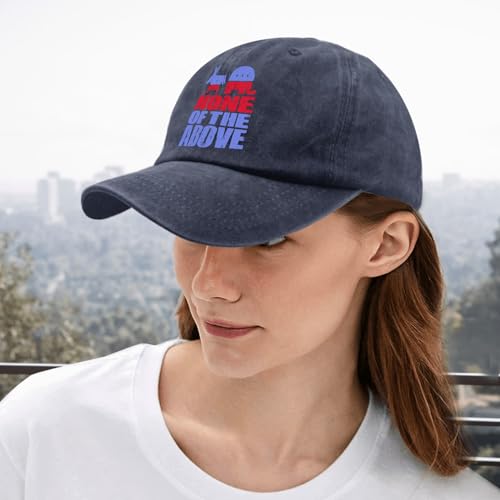 None of The Above 2024 Election Navy Cap