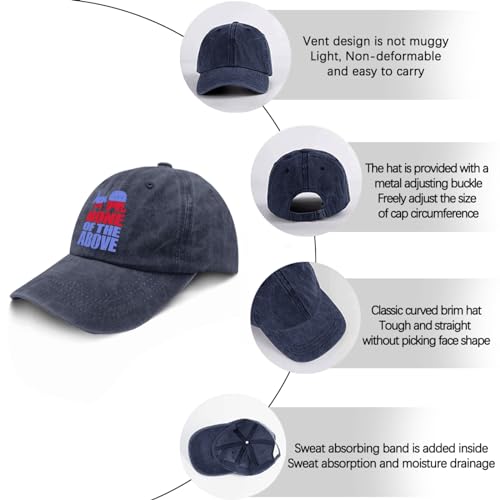 None of The Above 2024 Election Navy Cap