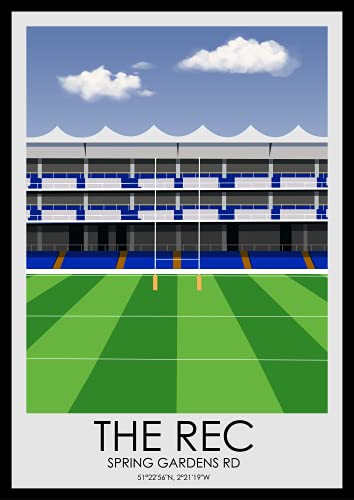 The Recreation Ground - Bath Rugby Stadium Print