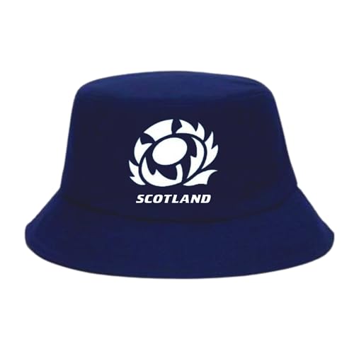Fidra Scotland Bucket Hat - Navy Blue Logo