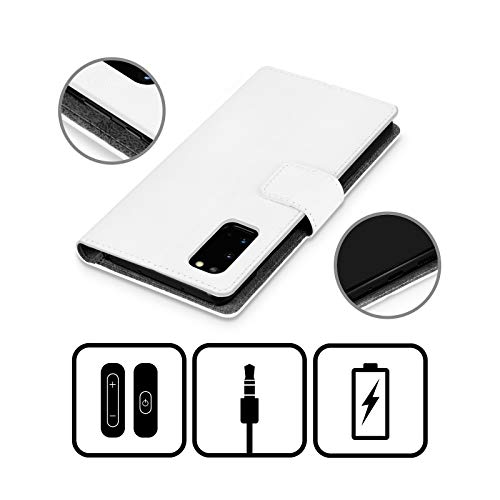 England Rugby Union White Marble Leather Phone Case for Samsung Galaxy S24+ 5G