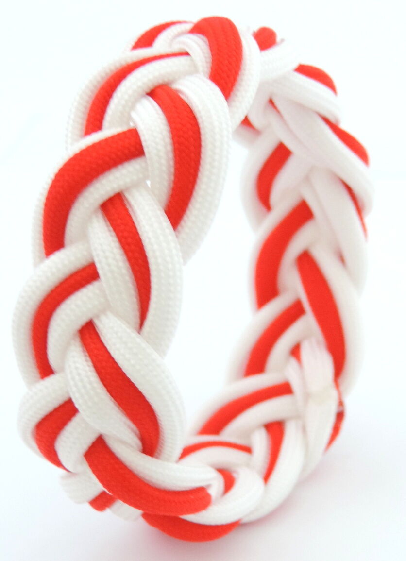England Flag Colours Paracord Wristband