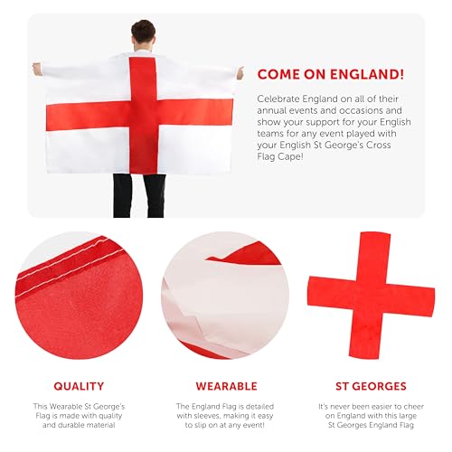 St George's Flag Cape - Pack of 24