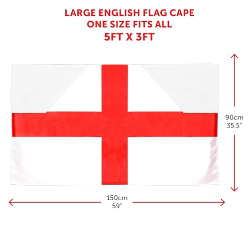 St George's Flag Cape - Pack of 24