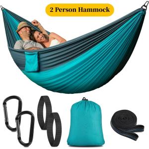 Physen Portable Double Camping Hammock - Blue