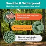 Ultralight Inflatable Camping Sleeping Pad - Green