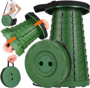 Fishboy Collapsible Camping Stool, 400lbs Capacity