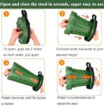 Fishboy Collapsible Camping Stool, 400lbs Capacity