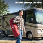 Heated Double Camping Chair for Two with Cup Holder