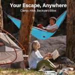 Kootek Portable Double & Single Camping Hammock