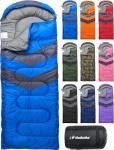 MalloMe Waterproof Lightweight Sleeping Bag for All Ages