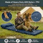 Self-Inflating Camping Mattress with Foot Pump, 200cm