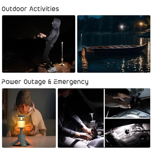 Rechargeable Waterproof Camping Lantern with 7800mAh Battery