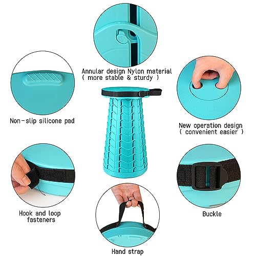 ZTMT Faltbarer Hocker – Tragbar und Farbenfroh