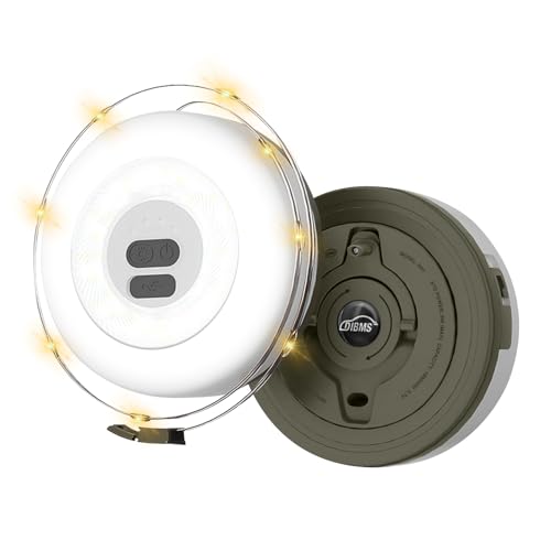 DIBMS 32.8FT Rechargeable Waterproof Camping String Light