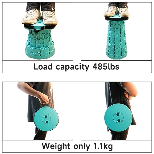 ZTMT Faltbarer Hocker – Tragbar und Farbenfroh