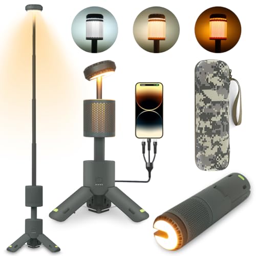 Rechargeable Waterproof Camping Lantern with 7800mAh Battery