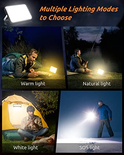 Rechargeable LED Camping Lamp with Power Bank