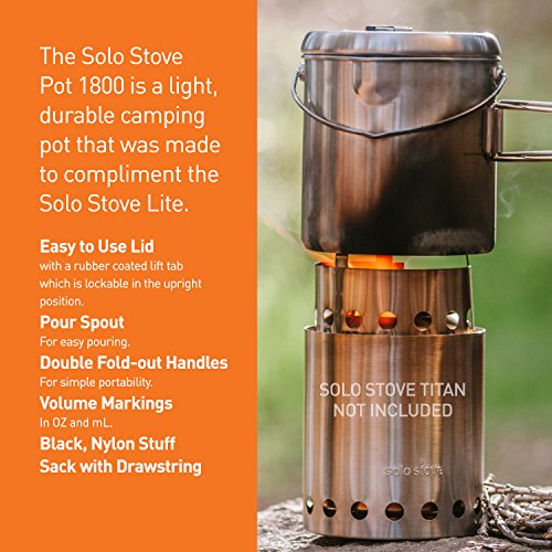 Solo Stove Pot 1800: Stainless Steel Camping Pot