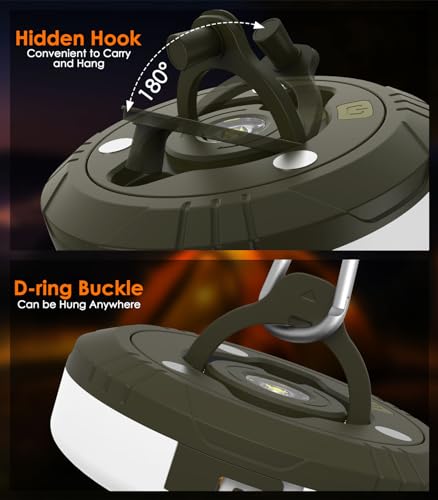 MoKo 3-in-1 Rechargeable LED Camping String Lights