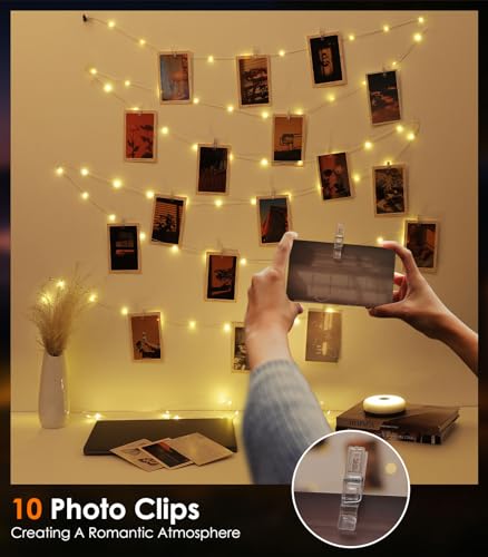 MoKo 3-in-1 Rechargeable LED Camping String Lights