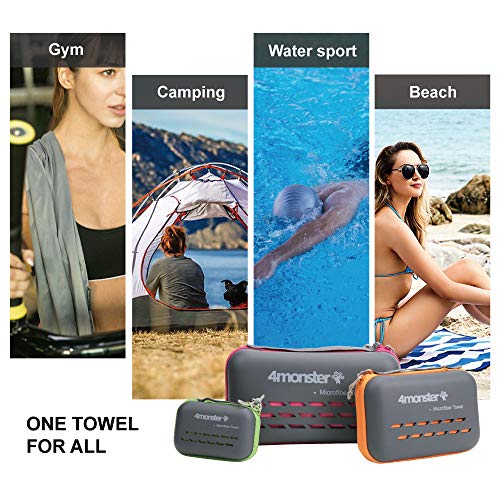 Super Absorbent Microfiber Camping Towels - Quick Drying