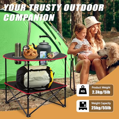 Portable Camping Picnic Table with Carry Bag