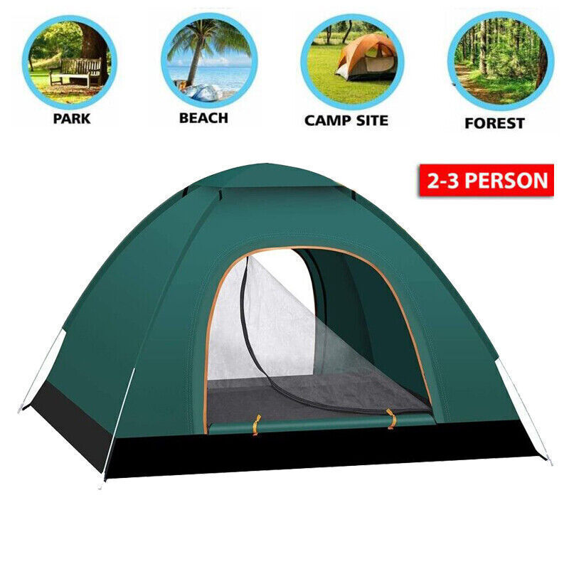 Lightweight Waterproof Dome Tent for 2-3 Campers