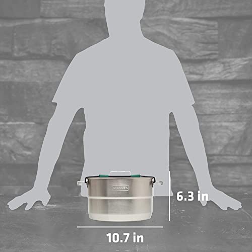 4-Piece Rustproof Camping Cookware Set - 19 Pcs