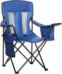 Large Blue Mesh Back Camping Chair