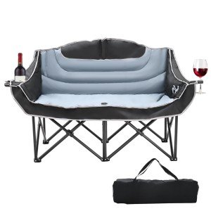 Double Folding Heavy-Duty Camping Chair for Two
