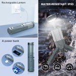 Rechargeable Telescoping Camping Lantern, 10500mAh Battery