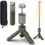 Rechargeable Telescopic Camping Lantern with Magnetic Base