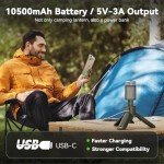 Rechargeable Telescopic Camping Lantern with Magnetic Base
