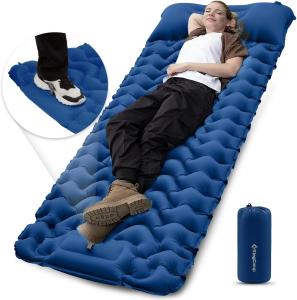 KingCamp Self-Inflating Mattress with Built-in Foot Pump