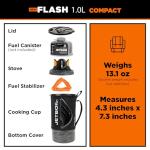Jetboil Flash 1.0L Fast Boil Camping Stove