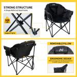 SLSY Oversized Heated Camping Folding Chair